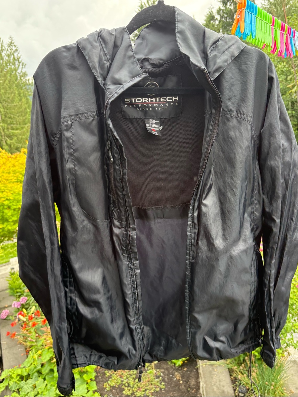Storm Black Men's Lightweight Hooded Jacket